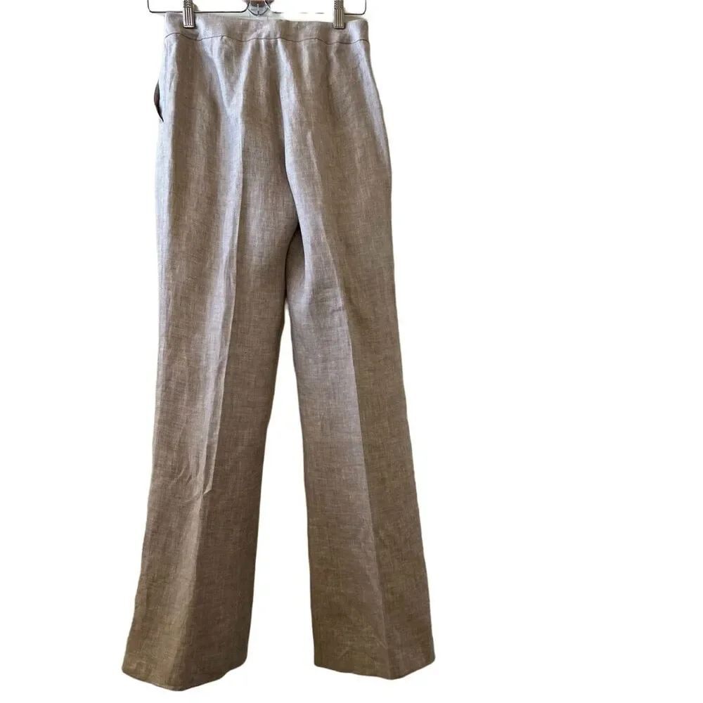 Max Mara Neutral leisure Rapide linen dress pant size 2